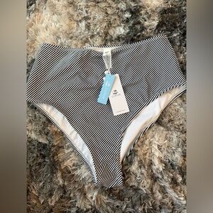 Cupshe XL High Rise Swim Bottoms  NWT